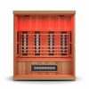 Finnmark Designs FD-3 Full Spectrum Infrared Sauna, 4-Person Home Infrared Sauna red light