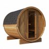 SaunaLife Model E7 4 Person Outdoor Sauna Barrel