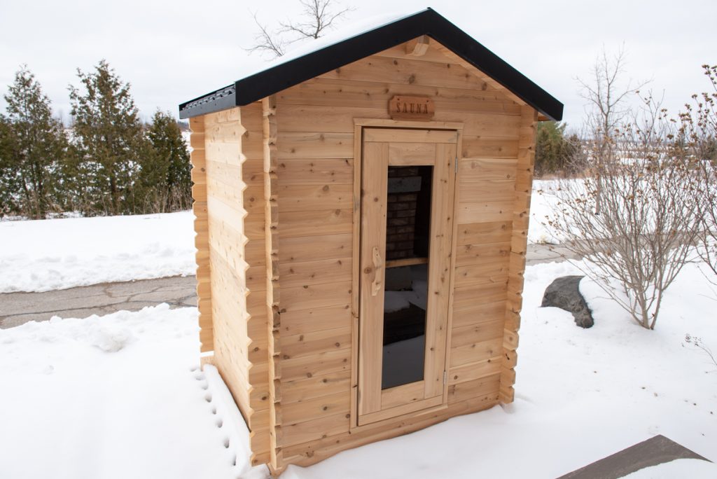 Dundalk Leisurecraft Canadian Timber 2-3 Person Granby Cabin Sauna | CTC66W