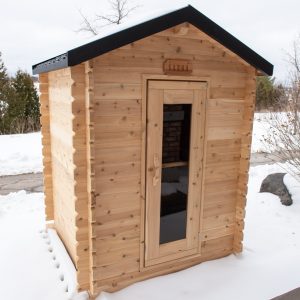 Dundalk Leisurecraft Canadian Timber 2-3 Person Granby Cabin Sauna | CTC66W