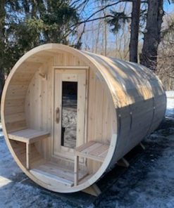 Dundalk CT Serenity 4 Person Barrel Sauna | CTC2245W