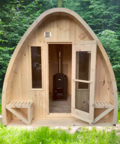 True North Large Pod 4-8 Person Outdoor Sauna