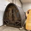 True North Large Outdoor Pod Sauna, 4 to 8 Person dark coat