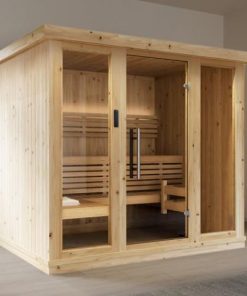 SaunaLife 4 to 6 Person Model X7 Indoor Home Sauna