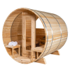 Dundalk Leisurecraft Canadian Timber 6 Person Tranquility MP Barrel Sauna | CTC2345MP