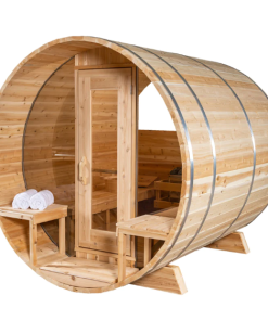 Dundalk Leisurecraft Canadian Timber 6 Person Tranquility MP Barrel Sauna | CTC2345MP