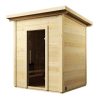 SaunaLife Model G2 4 Person Traditional Outdoor Home Sauna