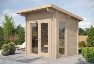 SaunaLife Model G4 6 Person Traditional Outdoor Sauna