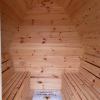 True North Pod 4-8 Person Outdoor Tiny Pod Sauna outdoor inside view