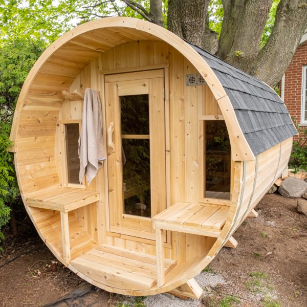 Dundalk CT Tranquility 6 Person Barrel Sauna | CTC2345W