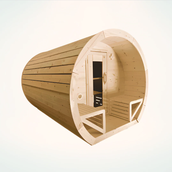 True North Schooner 8 Person Outdoor Barrel Sauna