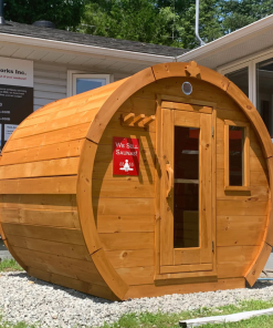 True North Schooner 8 Person Outdoor Barrel Sauna