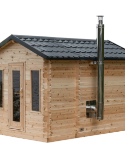 Dundalk Leisurecraft Canadian Timber 6 Person Georgian Sauna Cabin with Changeroom | CTC88CW