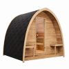 SaunaLife Model G3 4 Person Outdoor Home Sauna