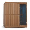 Finnmark Designs FD-5 4-Person Infrared & Traditional Steam Sauna blue