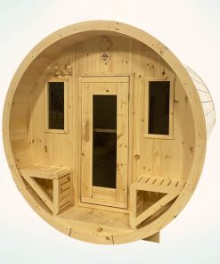 True North 6-8 Person 9' Long Barrel Sauna