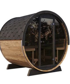 SaunaLife Model EE8G 6 Person Barrel Sauna