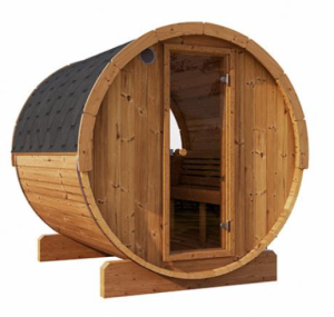 SaunaLife 2-4 Person 5′ Long Barrel Sauna Barrel- Window | Ergo Model E6W