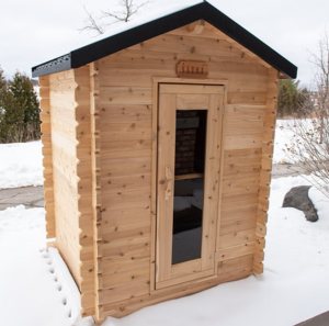 Dundalk Leisurecraft Canadian Timber 2-3 Person Granby Cabin Sauna | CTC66W