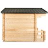 Dundalk CT Georgian Cabin Sauna with Porch – CTC88PW side view