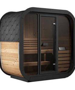 SaunaLife Model CL4G 3-Person Cube-Series Outdoor Sauna Kit