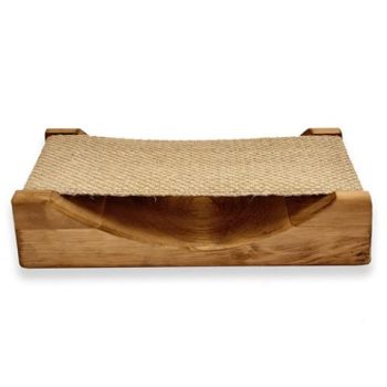 Alternative view of SaunaLife SaunaGear Headrest 1 Wooden Sauna Headrest w/Cloth Neck Support