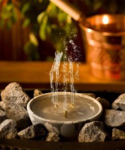 Hukka Saunamaestro Sauna Fountain and Essence Diffuser, 3 Pillars, Large