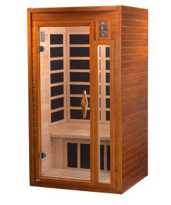 Golden Designs Dynamic "Barcelona Elite" 1-2 Person Ultra Low EMF FAR Infrared Sauna