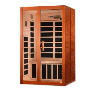 Golden Designs Dynamic "Santiago Elite" 2-Person Ultra Low EMF FAR Infrared Sauna