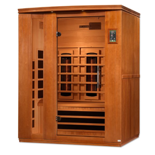 Golden Designs Dynamic "Lugano Full Spectrum" 3-Person Full Spectrum Infrared Sauna