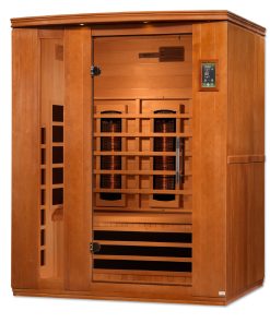 Golden Designs Dynamic "Lugano Full Spectrum" 3-Person Full Spectrum Infrared Sauna