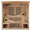 Golden Designs Monaco 6 Person Infrared Saunas interior view