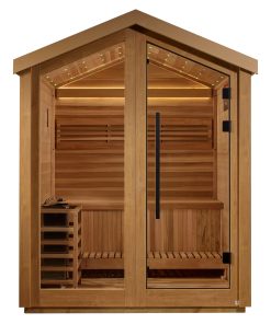 Golden Designs Savonlinna 3 Person Outdoor Traditional - Canadian Red Cedar Interior