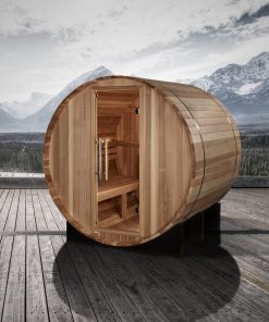 Golden Designs St. Moritz 2 Person Traditional Barrel Sauna - Pacific Cedar