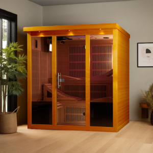 Golden Designs Dynamic "Monaco" 6-person Ultra Low EMF FAR Infrared Sauna