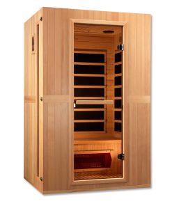 Golden Designs Maxxus "Serenity" Dual Tech 2-Person Low EMF FAR Infrared Sauna with Canadian Hemlock