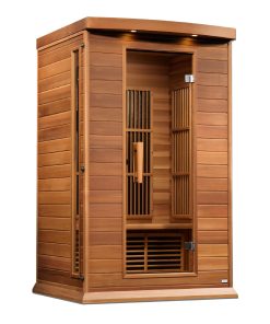 Golden Designs Maxxus 2-Person FAR Infrared Sauna - Low EMF with Canadian Red Cedar