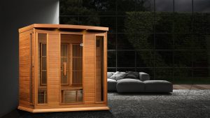 Golden Designs Maxxus 4-Person Low EMF FAR Infrared Sauna Canadian Red Cedar