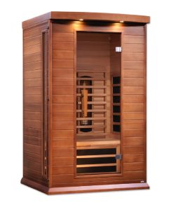 Maxxus 2-Person Full Spectrum Near Zero EMF (Under 2MG) FAR Infrared Sauna (Canadian Red Cedar)