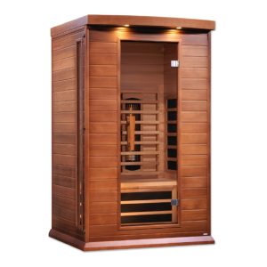 Maxxus 2-Person Full Spectrum Near Zero EMF (Under 2MG) FAR Infrared Sauna (Canadian Red Cedar)