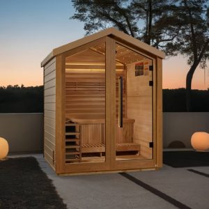 Golden Designs Savonlinna 3 Person Outdoor Traditional Sauna