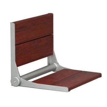 ThermaSol SEAT-S-GR Bamboo Folding Shower Seat